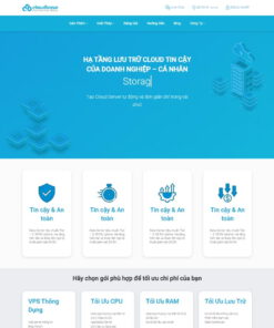 Theme WordPress dịch vụ Cloud Server